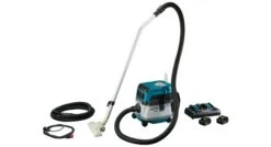 Makita DVC861LPTX Hybride Li-ion Accu Stofzuiger Droog Set (2x 5,0 Ah Accu) - Werkt Ook Op Netstroom