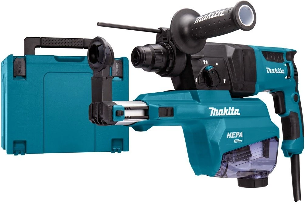 Makita HR2652J SDS-Plus Boorhamer Incl. Stofafzuiging In Mbox- 800W - 2,2J 2 Makita HR2652J SDS-Plus Boorhamer Incl. Stofafzuiging In Mbox- 800W - 2,2J - Afbeelding 2