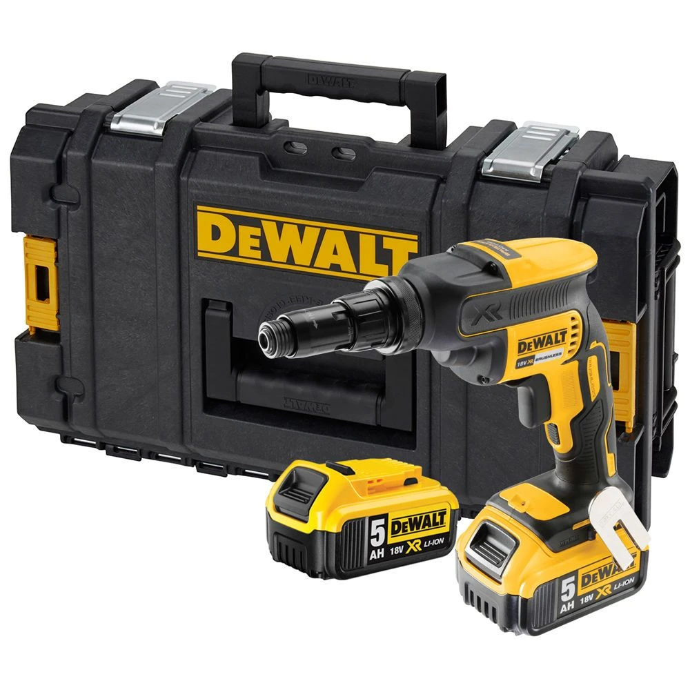 Dewalt DCF622P2 18V Li-Ion Schroefmachine Voor Zelftapschroeven Set (2x 5.0Ah Accu) In TSTAK - DCF622P2-QW 1 Dewalt DCF622P2 18V Li-Ion Schroefmachine Voor Zelftapschroeven Set (2x 5.0Ah Accu) In TSTAK - DCF622P2-QW