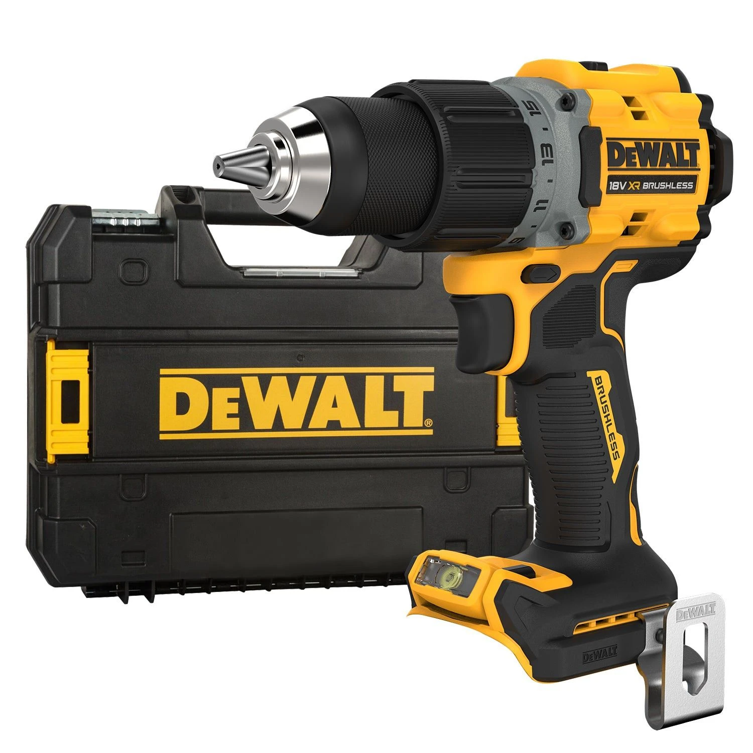 DeWALT DCD800E1T 18V Li-ion Accu Klopboormachine Set (18V XR G3 Powerstack Accu) In TSTAK Koffer 2 DeWALT DCD800E1T 18V Li-ion Accu Klopboormachine Set (18V XR G3 Powerstack Accu) In TSTAK Koffer - Afbeelding 2