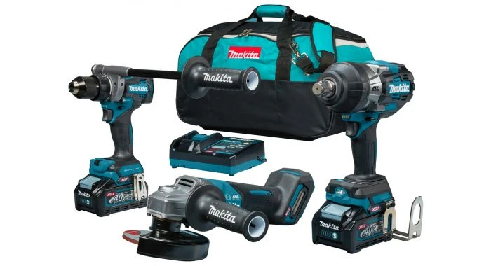 Makita DK0158G301 XGT 40V Max Li-ion Accu 3-delige Combiset (2x 4.0Ah Accu) In Tas 1 Makita DK0158G301 XGT 40V Max Li-ion Accu 3-delige Combiset (2x 4.0Ah Accu) In Tas