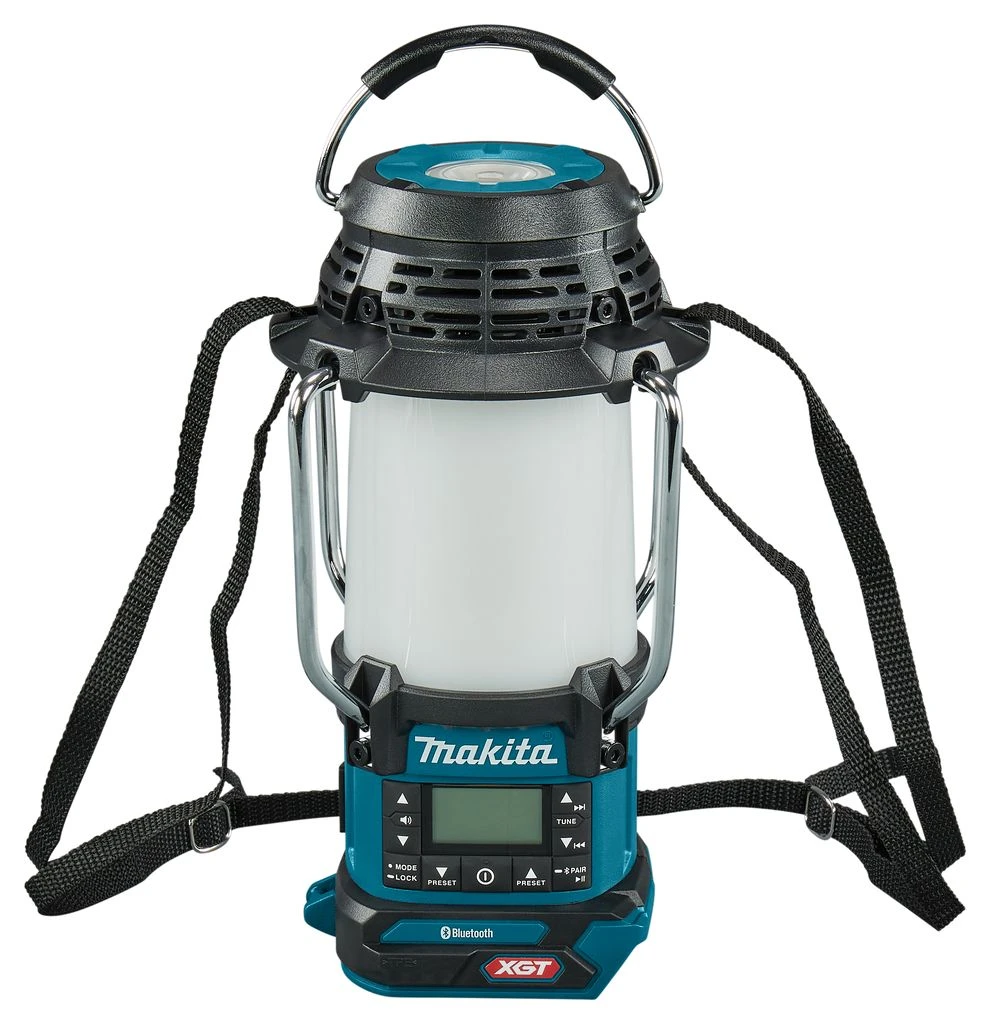 Makita MR010GZ 40 V Max Camping Lamp Met Radio En Bluetooth 1 Makita MR010GZ 40 V Max Camping Lamp Met Radio En Bluetooth