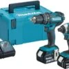Makita DLX2131MJ 18V Li-Ion Accu Klopboor-/schroefmachine (DHP482) & Slagschroevendraaier (DTD152) Combiset (2x 4.0Ah Accu) In Mbox