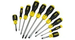 Stanley 2-65-005 10-delige Cushiongrip Schroevendraaierset - PH/S