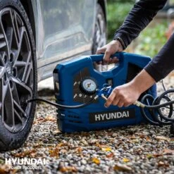 Hyundai 55791 Mini-compressor - 1100W - 180L/min - 8bar -Makita || Bosch || Stanley Verkoop 100e5b04aef2d924b919fff4d71175ad