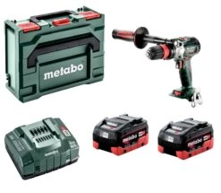 Metabo GBÂ 18Â LTXÂ BLÂ QÂ I 18V Li-ion Accu Boor-/schroefmachine Set (2 X 5.5 LiHD Ah) In MetaBox - Koolborstelloos - 602362660