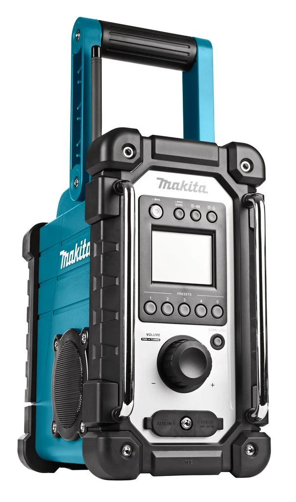 Makita DMR107 7.2-18V Li-Ion Accu Bouwradio - Werkt Op Netstroom & Accu 4 Makita DMR107 7.2-18V Li-Ion Accu Bouwradio - Werkt Op Netstroom & Accu - Afbeelding 4