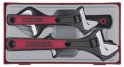 Teng Tools TTADJ04 4-delige Moersleutelset In Tray - Verstelbaar - 166730101