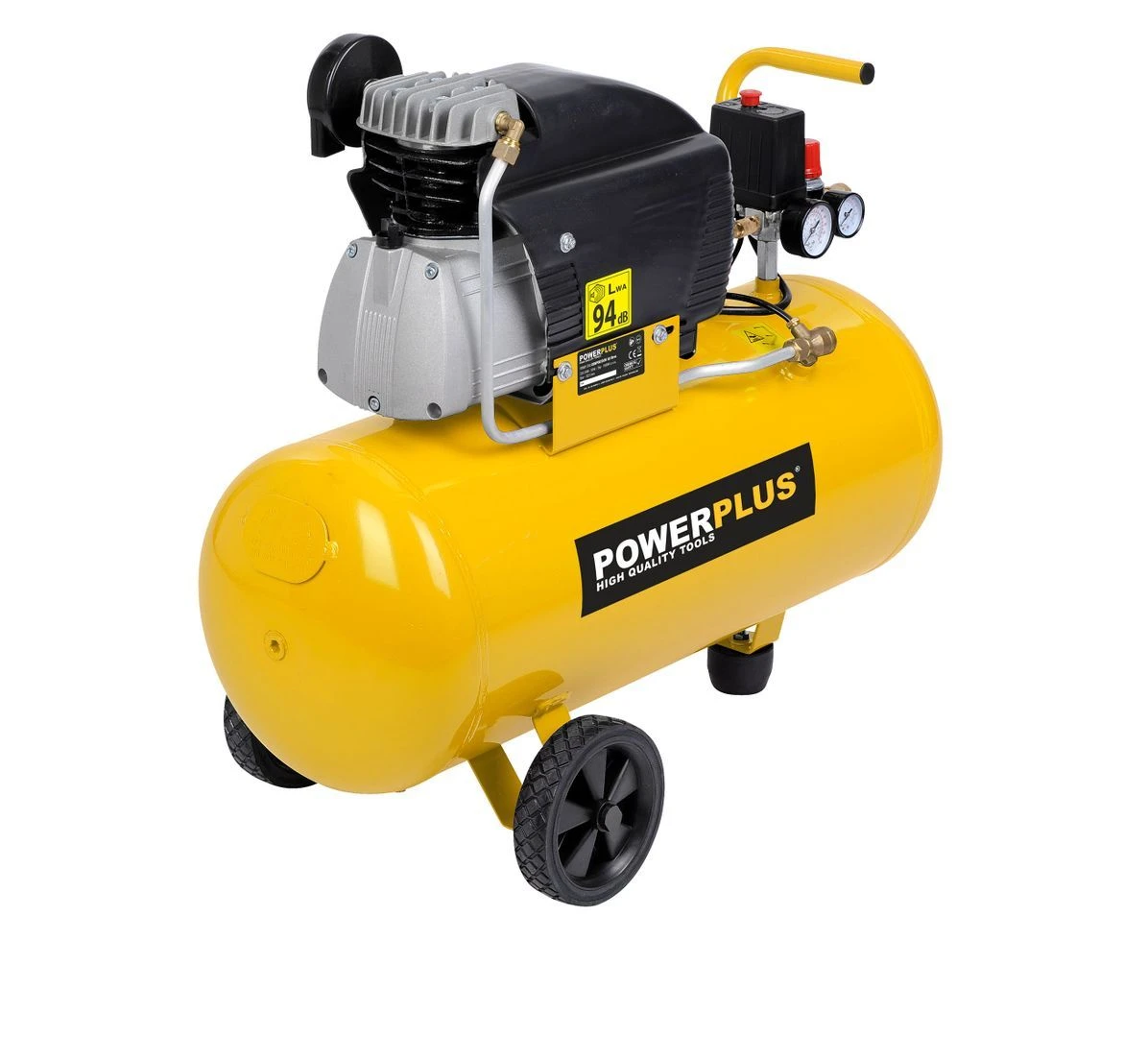 Powerplus POWX1760 Compressor - 1500W - 50L - Olie 2 Powerplus POWX1760 Compressor - 1500W - 50L - Olie - Afbeelding 2