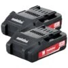 Metabo 625596000 / ME1820 Duopack 18V Li-ion Accu - 2.0Ah (2st)
