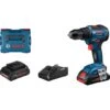 Bosch GSR 18V-55 18V Li-Ion Accu Schroefboormachine Set (2x 4,0Ah) In L-Boxx - 55Nm - Koolborstelloos