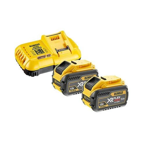 DeWALT DCB118Y2-QW 18V / 54V Li-ion FlexVolt Accu Starterset (2x 18V / 54V 12.0Ah) 1 DeWALT DCB118Y2-QW 18V / 54V Li-ion FlexVolt Accu Starterset (2x 18V / 54V 12.0Ah)