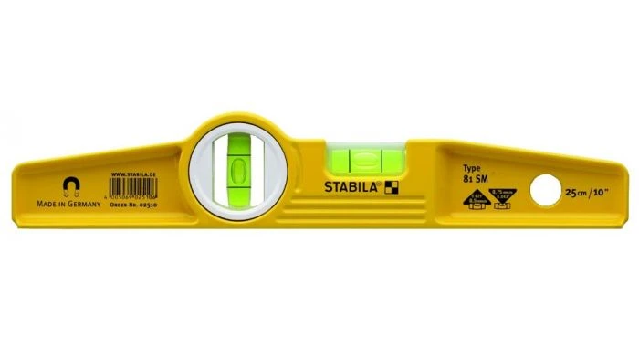 Stabila 81SM / 2511 Torpedo Waterpas - 250mm 1 Stabila 81SM / 2511 Torpedo Waterpas - 250mm