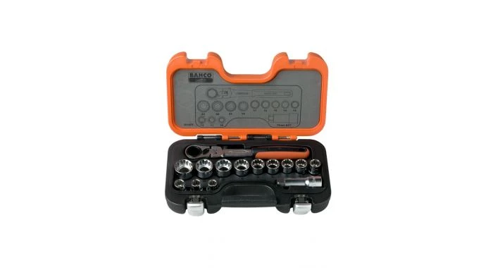 Bahco S140T 14-delige Doorsteek Doppenset 1 Bahco S140T 14-delige Doorsteek Doppenset