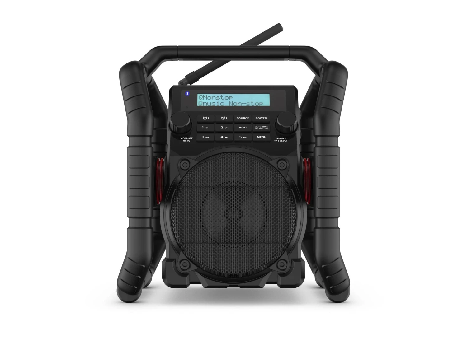 PerfectPro UBOX 500R Bouwradio - FM RDS - DAB+ - Bluetooth - USB - Aux-in - Werkt Op Netstroom & Batterij 1 PerfectPro UBOX 500R Bouwradio - FM RDS - DAB+ - Bluetooth - USB - Aux-in - Werkt Op Netstroom & Batterij