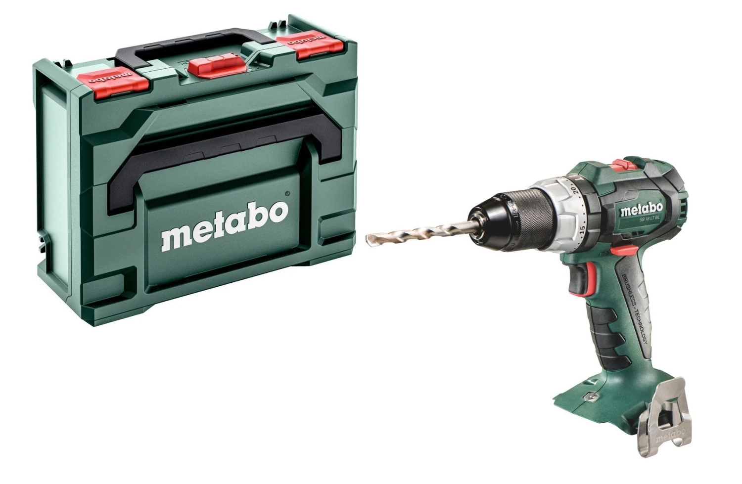 Metabo SB 18 LT BL 18V Li-Ion Accu Klopboor-/schroefmachine Set (2x Li-Power 2.0Ah Accu) In MetaBox - Koolborstelloos - 602316550 2 Metabo SB 18 LT BL 18V Li-Ion Accu Klopboor-/schroefmachine Set (2x Li-Power 2.0Ah Accu) In MetaBox - Koolborstelloos - 602316550 - Afbeelding 2