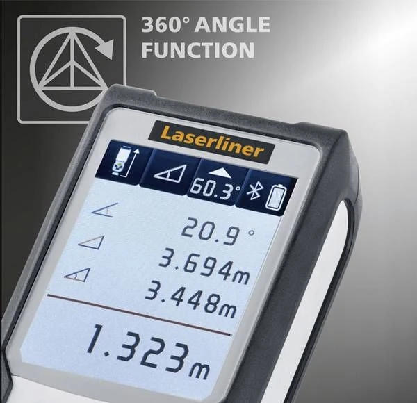 Laserliner LaserRange-Master Gi7 Pro Laserafstandsmeter Met Bluetooth - Groene Laser - 70m - 080.837A 6 Laserliner LaserRange-Master Gi7 Pro Laserafstandsmeter Met Bluetooth - Groene Laser - 70m - 080.837A - Afbeelding 6