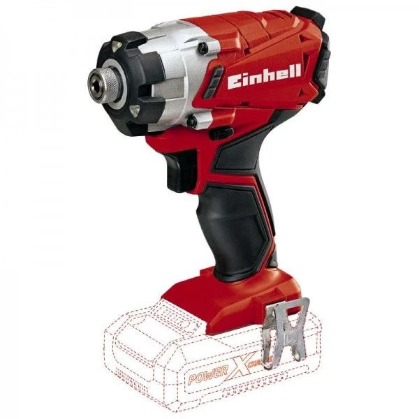 Einhell TE-CI 18/1 Li 18V Li-Ion Accu Slag-/schroevendraaier Set (met 2.5Ah Accu Starterset) - 140Nm 2 Einhell TE-CI 18/1 Li 18V Li-Ion Accu Slag-/schroevendraaier Set (met 2.5Ah Accu Starterset) - 140Nm - Afbeelding 2