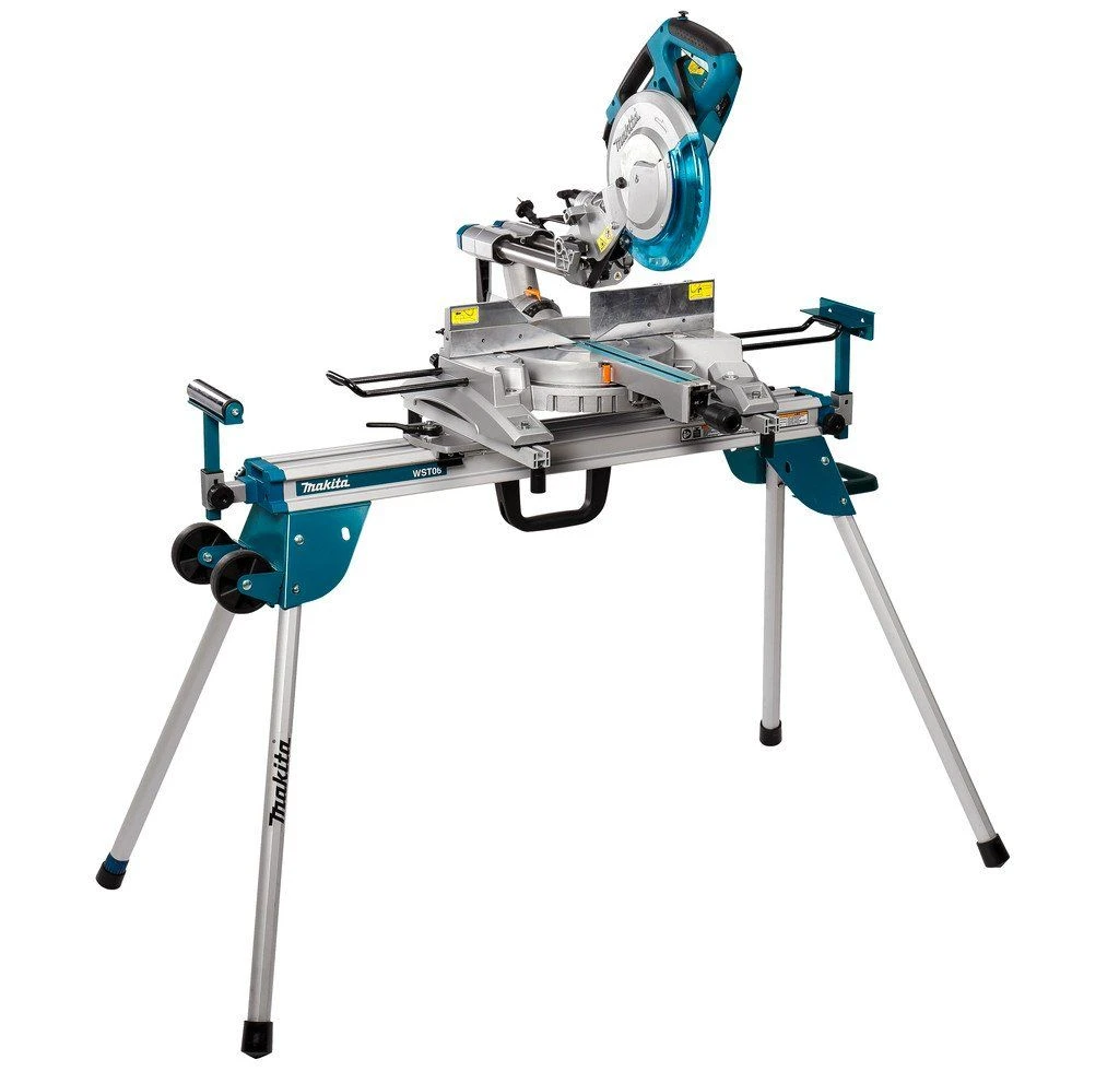 Makita LS1018LNX4 230V Radiaal Afkortzaag Incl. Onderstel (DEBWST06) - 1430W - 260 X 30mm 1 Makita LS1018LNX4 230V Radiaal Afkortzaag Incl. Onderstel (DEBWST06) - 1430W - 260 X 30mm