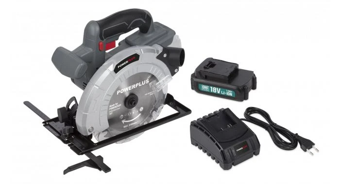 Powerplus POWEBSET23 18V Li-Ion Accu Cirkelzaag POWEB2520 (1x1.5Ah) 1 Powerplus POWEBSET23 18V Li-Ion Accu Cirkelzaag POWEB2520 (1x1.5Ah)