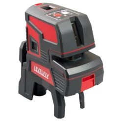 Levelfix CL202R Zelfnivellerende Kruislijnlaser In Tas - Rood - 40m