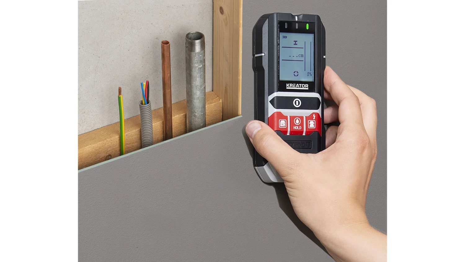 Kreator KRT706400 Wanddetector/ Multi Detector 4-in-1 6 Kreator KRT706400 Wanddetector/ Multi Detector 4-in-1 - Afbeelding 6