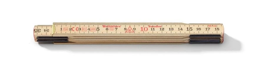 Hultafors 1959-01-06 Duimstok - Hout - 1m - 100204 1 Hultafors 1959-01-06 Duimstok - Hout - 1m - 100204