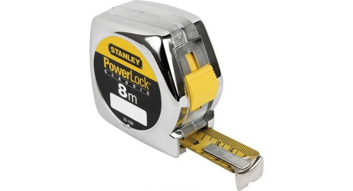 Stanley 0-33-198 PowerLock Classic ABS Rolmaat - 8m X 25mm 1 Stanley 0-33-198 PowerLock Classic ABS Rolmaat - 8m X 25mm