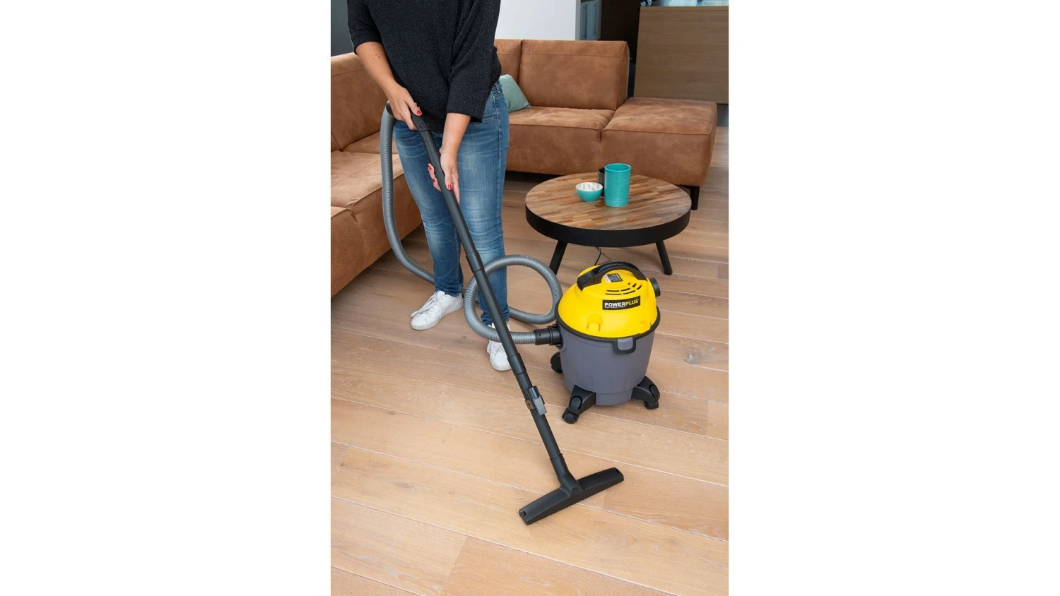 Powerplus POWX321 Bouwstofzuiger - Nat/Droog - 1000W - 18L 7 Powerplus POWX321 Bouwstofzuiger - Nat/Droog - 1000W - 18L - Afbeelding 7