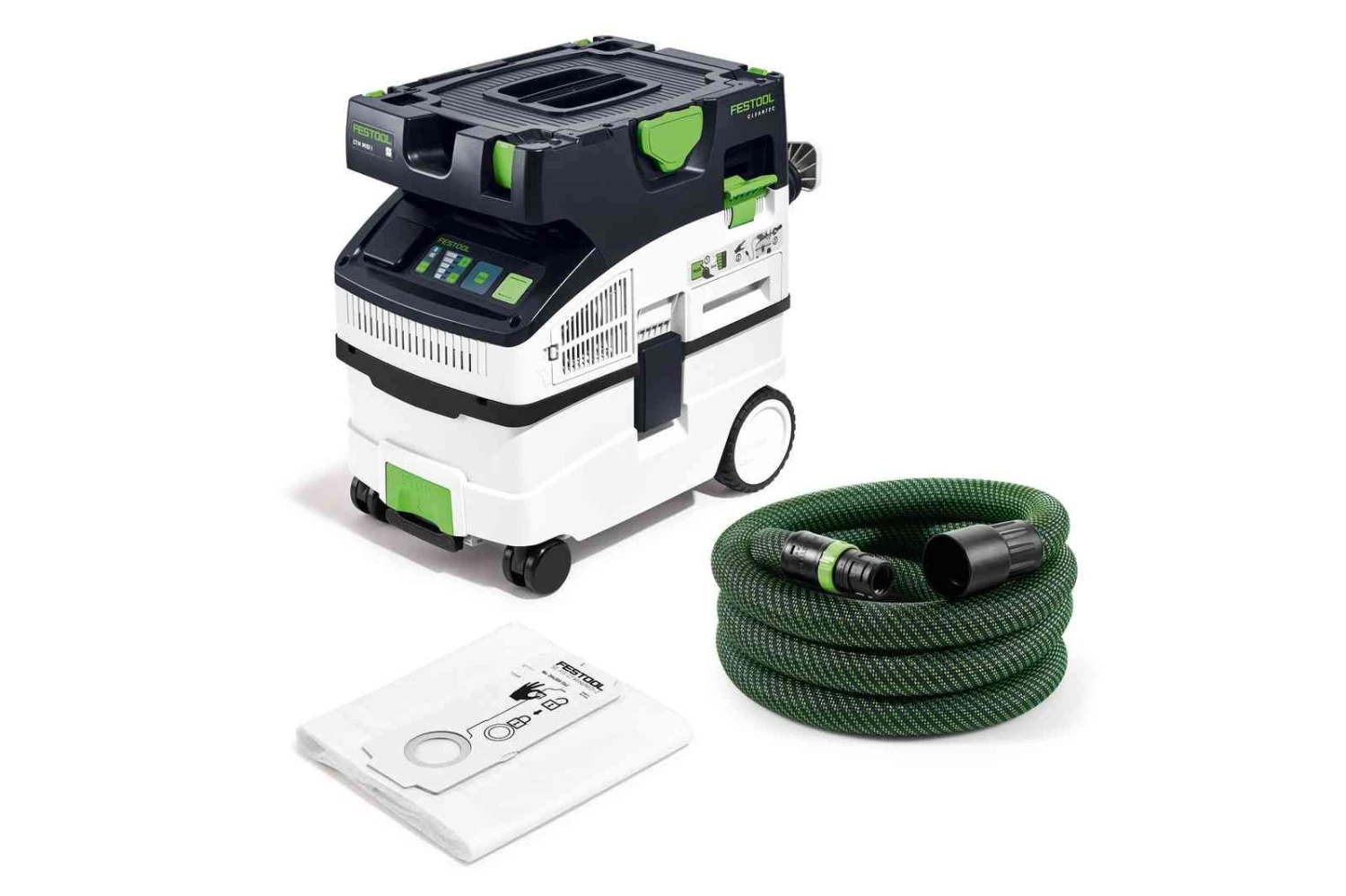 Festool CTM MIDI I Stofafzuiger - 1200W - Klasse M - 15L - 574822 1 Festool CTM MIDI I Stofafzuiger - 1200W - Klasse M - 15L - 574822