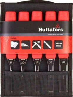 Hultafors Beitelset EDC In Etui - 6/10/12/16/25 Mm - 390005 5 Hultafors Beitelset EDC In Etui - 6/10/12/16/25 Mm - 390005 -Makita || Bosch || Stanley Verkoop 2e50417179b5340bcb50af7902e49b1b
