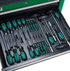 Brüder Mannesmann 28270 321-delige Gereedschapwagen - Gevuld -Makita || Bosch || Stanley Verkoop 30927e734630597c418b9dcfd40058ff