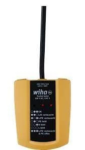 Wiha SB25561 Stopcontacttester 230 V AC - CAT II Incl. 2x AAA-batterijen