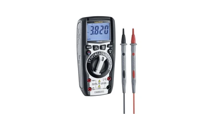 Laserliner MultiMeter XP Digitale Multimeter Incl. Temperatuurmeting - AC/DC 1000V & 10A - -20°C T/m 760°C - 083.037A 1 Laserliner MultiMeter XP Digitale Multimeter Incl. Temperatuurmeting - AC/DC 1000V & 10A - -20°C T/m 760°C - 083.037A