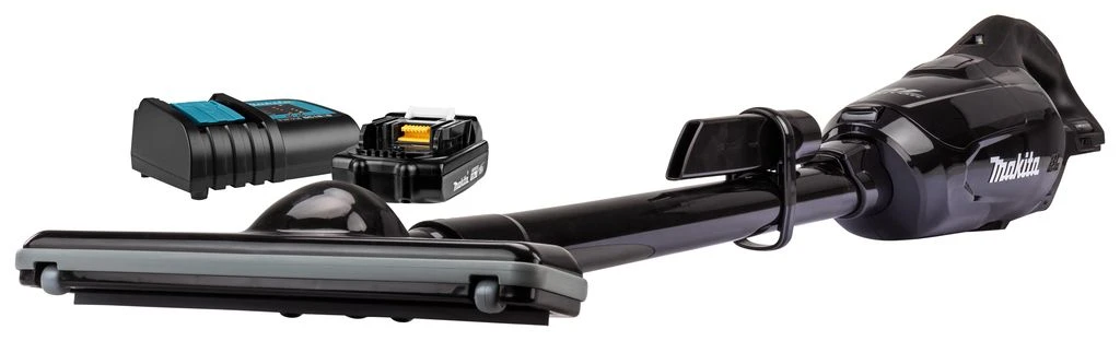 Makita DCL282FSYB 18 V Li-ion Accu Steelstofzuiger Set (1.5Ah) - Zwart - Koolborstelloos 1 Makita DCL282FSYB 18 V Li-ion Accu Steelstofzuiger Set (1.5Ah) - Zwart - Koolborstelloos