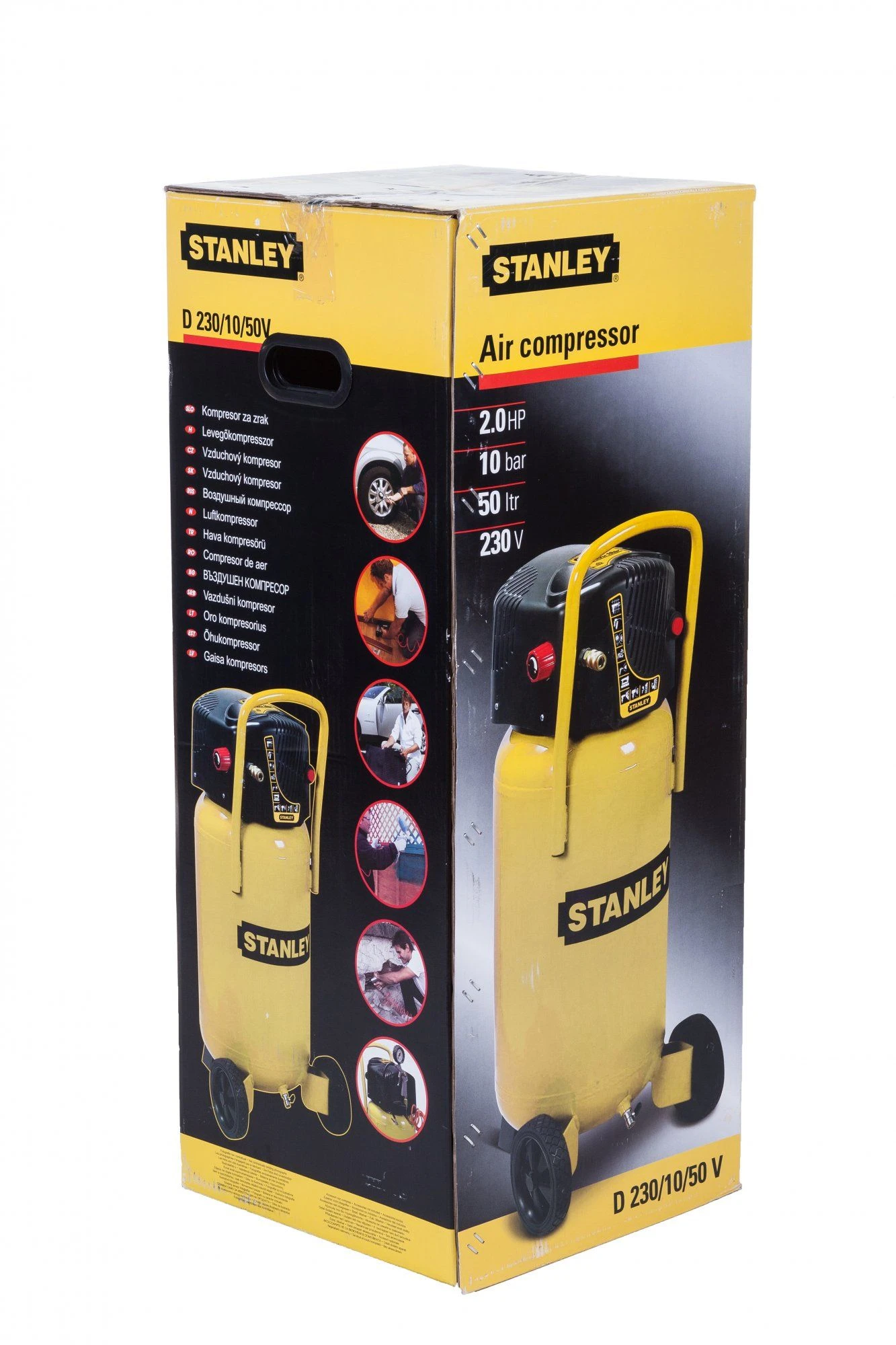 Stanley 8117180STN067 D230/10/50V Compressor - Olievrij - 10bar - 1500W 3 Stanley 8117180STN067 D230/10/50V Compressor - Olievrij - 10bar - 1500W - Afbeelding 3