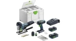 Festool T 18+3/PSC 420 HPC I-Set 18V Li-Ion Accu Combiset (2x 4,0Ah) In Systainer - Bluetooth - 577630