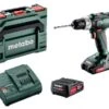 Metabo SB 18 L 18V Li-Ion Accu Klop-/boormachine Set (2x 2,0Ah Accu) In MetaBOX - 50Nm - 602317500