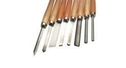 Brüder Mannesmann 691-8 8-delige Houtdraaibeitelset - 12-25mm