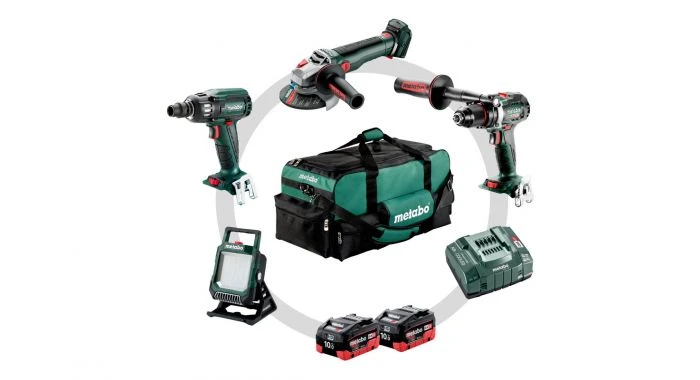 Metabo Combo Set 4.3.2 18V LiHD Accu Combiset In Tas (2x 10.0Ah) - 685209000 1 Metabo Combo Set 4.3.2 18V LiHD Accu Combiset In Tas (2x 10.0Ah) - 685209000