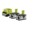 Ryobi RC18120-240 18V Li-Ion Accu Starterset (2x 4,0Ah Accu) + Lader - 5133003363