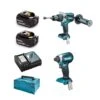Makita DLX2174TX1 18V Li-Ion Accu Klopboor-/schroefmachine (DHP481) & Slagschroevendraaier (DTD153) Combiset (2x 5.0Ah Accu) In Mbox - Koolborstelloos