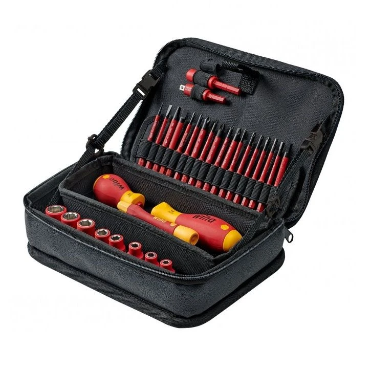 Wiha 7209NK2002 31-delige VDE SlimVario Gereedschapset In Tas - 43465 1 Wiha 7209NK2002 31-delige VDE SlimVario Gereedschapset In Tas - 43465