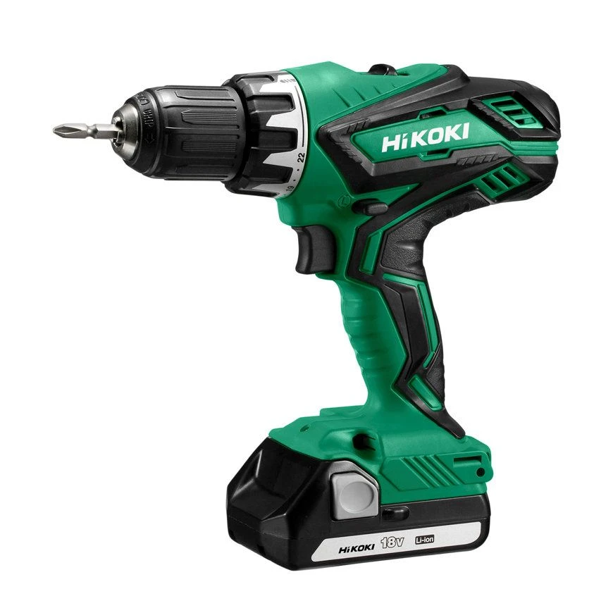 HiKOKI DS18DJL 18V Li-Ion Accu Boor-/schroefmachine Set (1x 1.5Ah Accu) In Koffer 1 HiKOKI DS18DJL 18V Li-Ion Accu Boor-/schroefmachine Set (1x 1.5Ah Accu) In Koffer