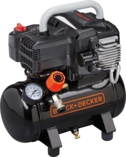 Black & Decker Black+Decker Compressor BD195/6/NK - Olievrij - 1100W - 8bar - 6L