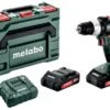 Metabo BS 18 LT BL 18V Li-Ion Accu Boor-/schroefmachine Set (2x 2.0Ah Li-Power Accu) In MetaBOX - Koolborstelloos - 602325550