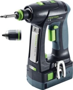 Festool C 18 HPC4,0 I-Plus 18V Li-Ion Accu Schroefboormachine Set (2x 4,0Ah) In Systainer - 45Nm - 40mm - Koolborstelloos - 576435