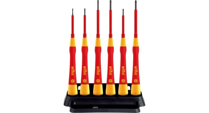 Wiha 42989 6-delige FijnSchroevendraaierset PicoFinish Electric Sleufkop Met Houder - 42989 1 Wiha 42989 6-delige FijnSchroevendraaierset PicoFinish Electric Sleufkop Met Houder - 42989