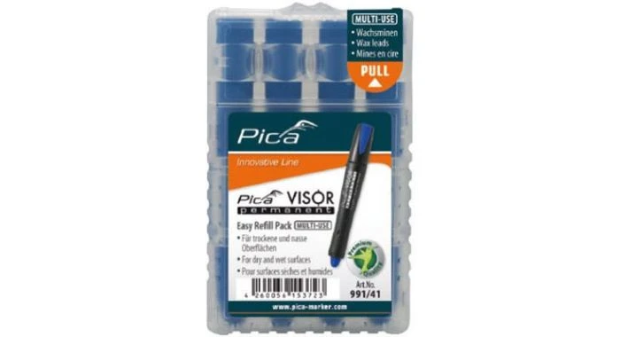 Pica 991/41 VISOR Navulling - Permanent - Blauw (4st) 1 Pica 991/41 VISOR Navulling - Permanent - Blauw (4st)
