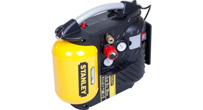 Stanley 8215250STN596 Compressor - DN200/10/5 - Olievrij - 10bar - 1100W 1 Stanley 8215250STN596 Compressor - DN200/10/5 - Olievrij - 10bar - 1100W